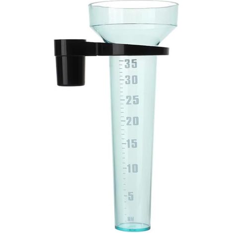 Pluviomètre d'extérieur avec support – Outil de mesure des précipitations pour jardin, pelouse et espaces paysagers (1/5)