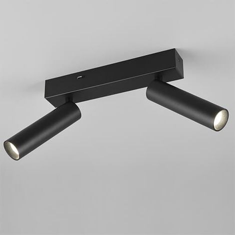 Spot de plafond fin Ambala 2x LED - noir - 849210232 (1/3)