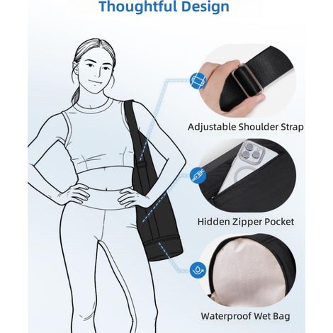 sac étanche multifonctionnel sport yoga e éclair bandoulière multifonctionnel pour le rangement votr (1/5)