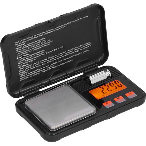 Elektronische Taschenwaage für Schmuck, digitales LCD-Display, hohe Präzision, Küchenwaage zum Kochen und Backen (1/5)