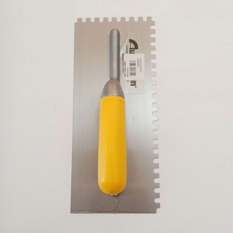 Australian 28x12cm dente 5x7mm destro frattone frattazzo dentato in ferro per colla (1/4)