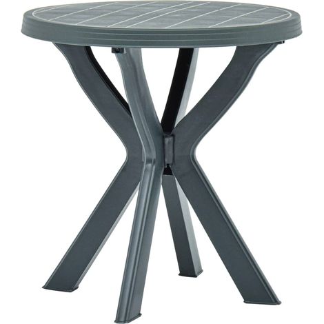 Bistrotisch Grün Ø70 cm Kunststoff