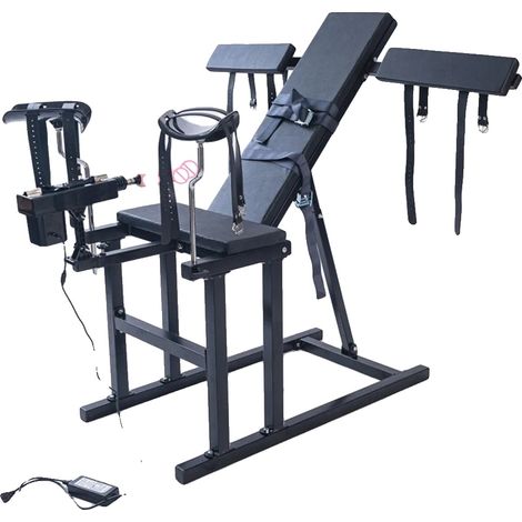 Banco de bondage, diseño ergonómico, aumenta el placer, con máquina incluida. (1/2)