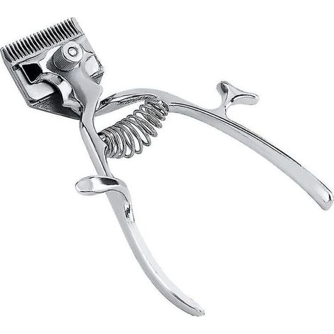 Ciseaux de toilettage pour animaux de compagnie, tondeuse manuelle pour poils de chat et de chien, ciseaux de rasage pour animaux de compagnie, tondeuse à poils de cheval, rasoir, ciseaux de toilettag (1/2)