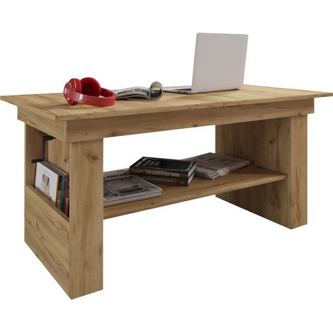 Holz Couchtisch Kobila höhenverstellbar (1/5)