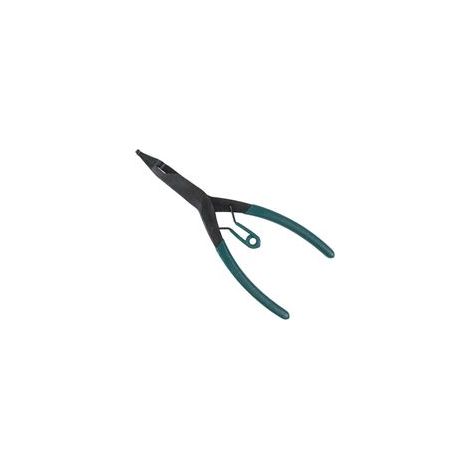 Pince à bague de retenue en acier au carbone pour boîte de vitesses avec ressort central et bec plat pour une manipulation efficace des circlips pendant l'entretien (1/5)