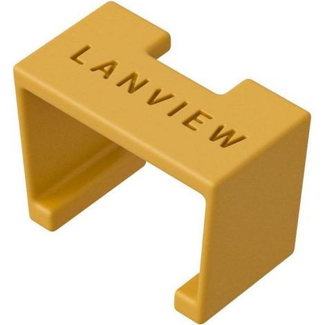 Clips Lanview SmartClicks, 20 pièces, jaunes, LVT-SC-Y