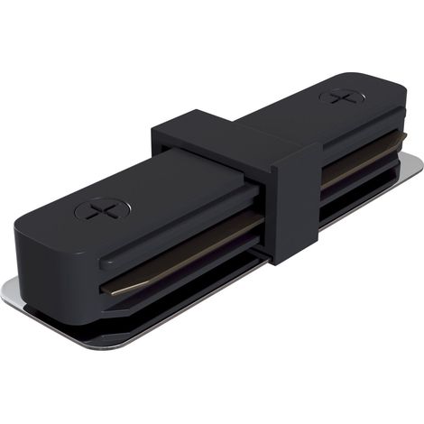 Connettore Prolunga per Sistema Illuminazione a Binario Monofase Nero (1/2)