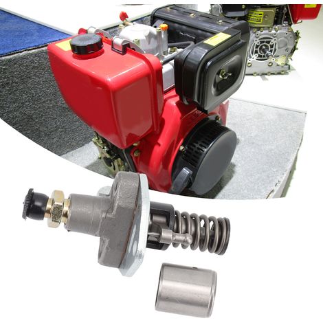 Pièces de moteur diesel monocylindre refroidi par air : pompe d'injection 188F, mini-motoculteur, machine de jardin, buse de générateur (à gauche). (1/5)