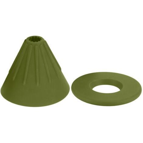 Filtro per caffè riutilizzabile in resina siliconica, filtro a goccia, accessorio per macchina da caffè per uso domestico ed esterno, verde (1/5)