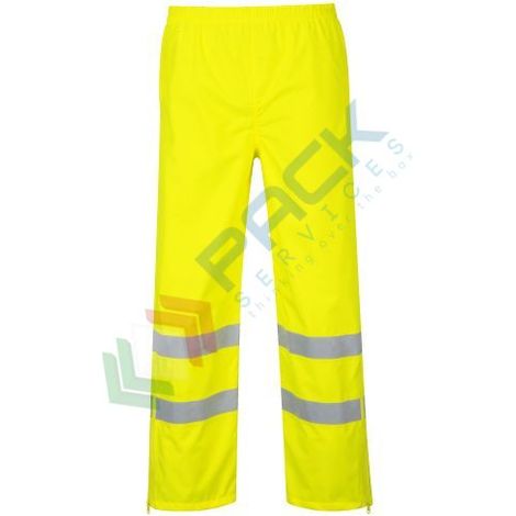 Pantaloni HiVis traspiranti gialli S - FR(38-40) - UK(30-32) (1/2)