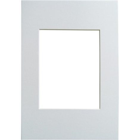 Walther, Passepartout per cornice, Bianco (polarweiß), 50 x 70 cm (1/4)