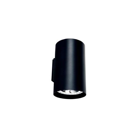 Applique murale Nowodvorski Tube noire aluminium 2xES111