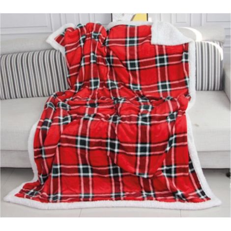 Preziosa Home Plaid Natale Coral Stampata 130 x 160 Cm Ass. Scatola Regalo 1 Pz