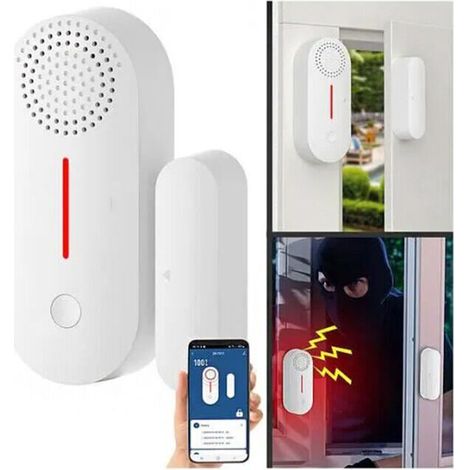Intelligenter Alarm – 104.app – Kompatibel mit Alexa und Google Assistant – 110 dB – Erfassungsbereich bis zu 8 m