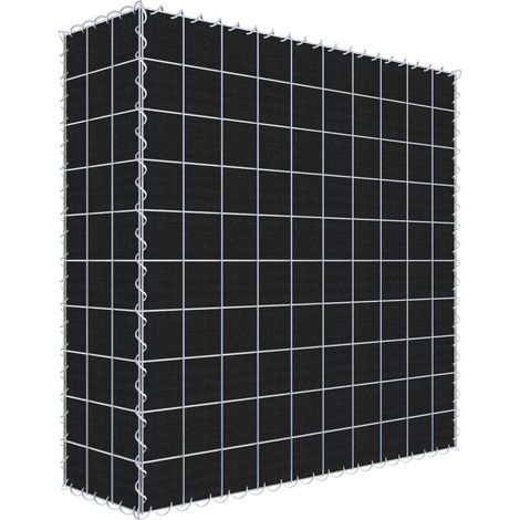 Gabiondeco - Gabion a végétaliser avec toile non-tissée 100 cm x 100 cm x 30 cm (L x H x P). maille 10 cm x 10 cm. spirale - Made in Germany (1/3)