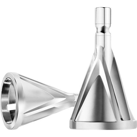 Ensemble d'outils d'ébavurage en acier rapide à queue hexagonale argentée pour forets compatibles avec les boulons (1/5)