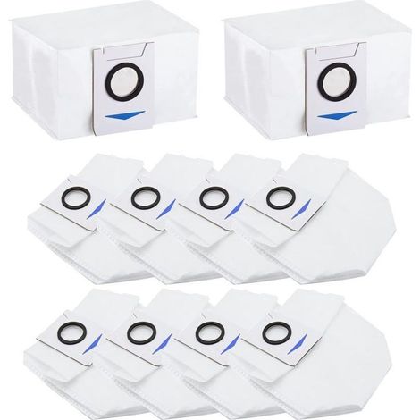 [JAMAIS UTILISÉ]Lot de 10 Sac d'aspirateur Accessoires pour Deebot X1 Omni / X1 e Omni / T20 Omni, Aspirateur Accessoires de Rechange Sac à poussière (1/4)