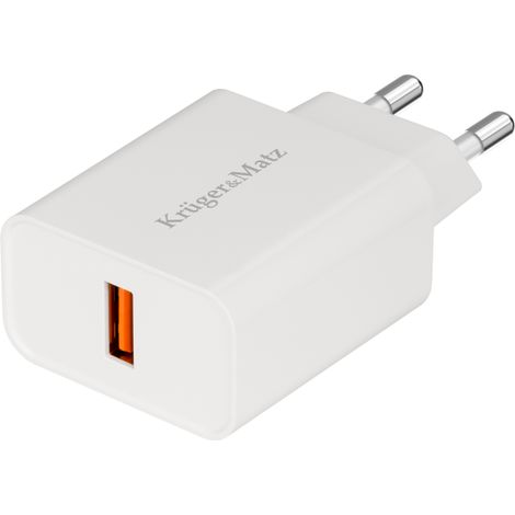 Chargeur mural Kruger&Matz QC 3.0 18W 3A (1/5)