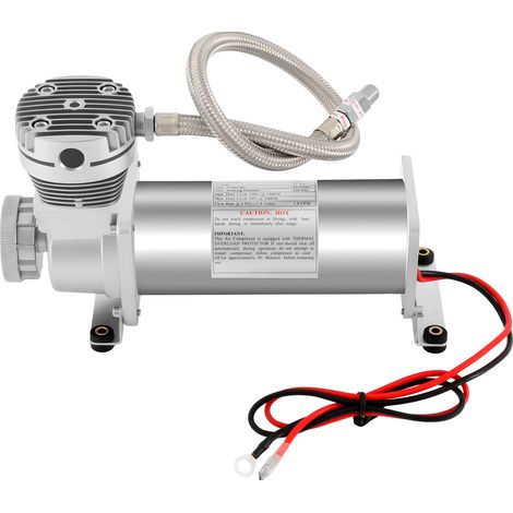 Compresseur à Air Silencieux 12V 200PSI, Compresseur d'air électrique 50L/min, pour la Pulvérisation, les Clous à Air, le Gonflage des Pneus (1/5)