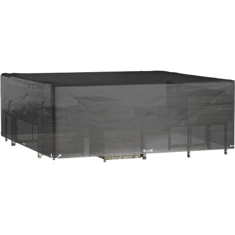 Maison Exclusive - Copertura Mobili da Giardino 16 Occhielli 300x300x75cm Quadrata