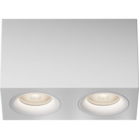 Plafoniera Maytoni Slim tecnica bianca 2xGU10 dimmerabile IP20 (1/3)