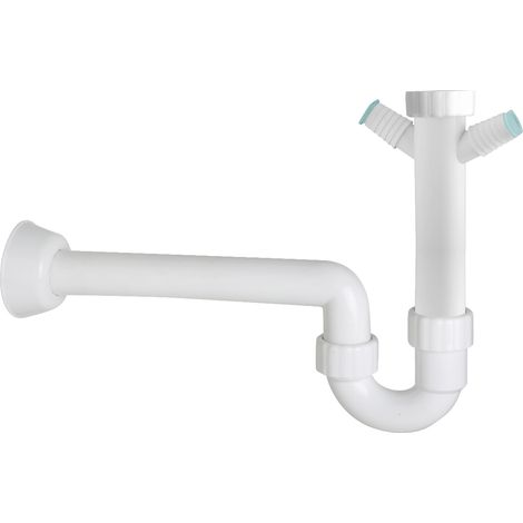 SCELTO DA DESIVERO Sifone pp 1"1/2x40 lav.1 bacino 2 att. codice prod: DSV16183 (1/2)