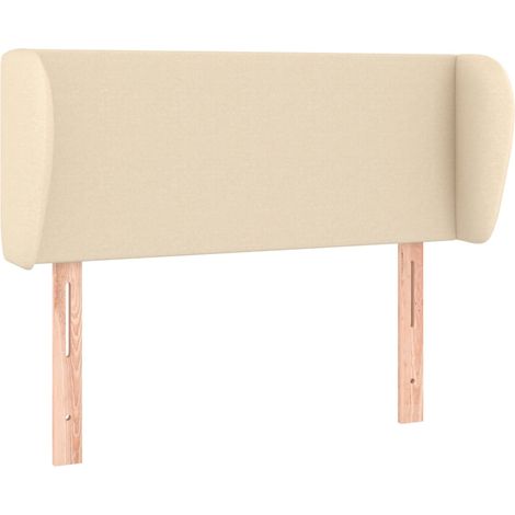 Maison Exclusive - Kopfteil mit Ohren Creme 83x23x78/88 cm Stoff