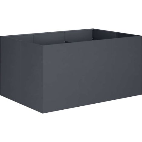 Cache-pot de jardin Anthracite 120 x 80 x 60 cm