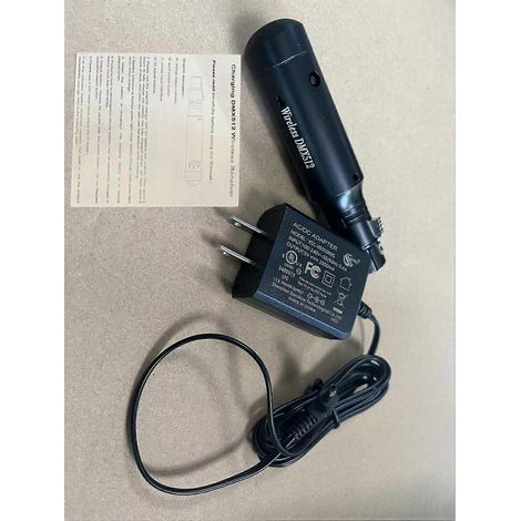 Récepteur sans fil rechargeable 2,4 GHz ISM DMX512 à 3 broches femelles pour projecteur PAR de scène