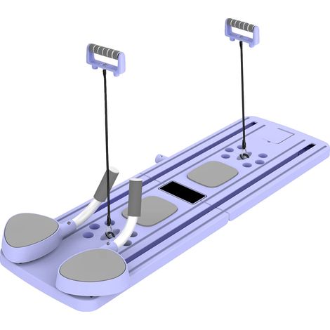 Planche de fitness, bandes de résistance, design pliable, VIOLET (1/2)
