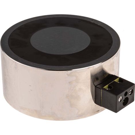Aimant de porte pour contrôle d'accès RS PRO 24V c.c., 2000N Diam 80mm ( Prix pour 1 ) (1/2)