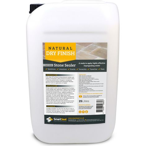 Sandstone/Natural Stone Sealer - Dry Finish - 25 litre