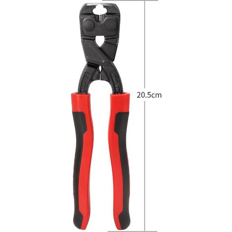 Pince coupante de 20 cm, pince coupante à bec plat, outils de réparation de pneus, outils de réparation de chaussures, arrache-clous pour le travail du bois