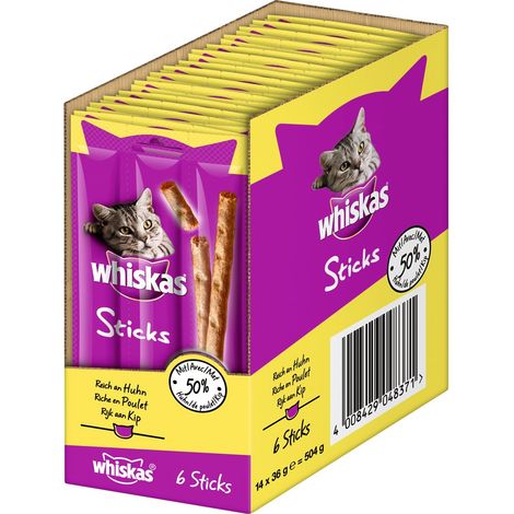 Whiskas - Snack per Gatti Sticks (1/3)