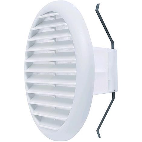 GRIGLIA AERAZIONE CON MOLLA RECLINABILE 90° ø 14,5 cm - foro 8 12,5 ramata 4 PZ
