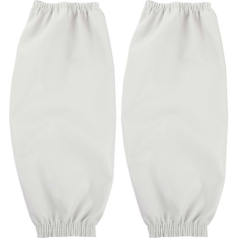 paire de surmanches de cuisine pour le ménage, le nettoyage et le jardinage-37.00X17.50X1.00CM-White (1/3)
