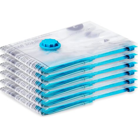 Vakuumbeutel – 6er-Pack – 40 x 60 cm – BPA-frei – für Kleidung und Bettdecken (1/5)
