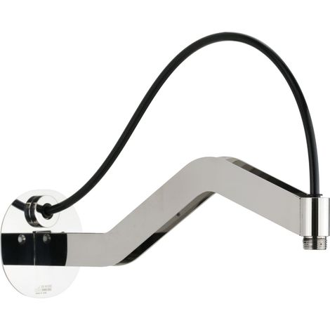 Duscharm aus verchromtem Messing im minimalistischen Design, Länge 35 cm De Borri NAKED D-25500/C Chrom (1/2)