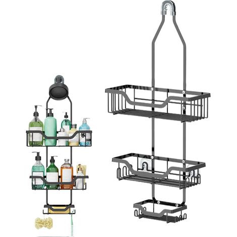 Shower Shelves Shower Wall Shelf Bathroom Organizer with (1/5)