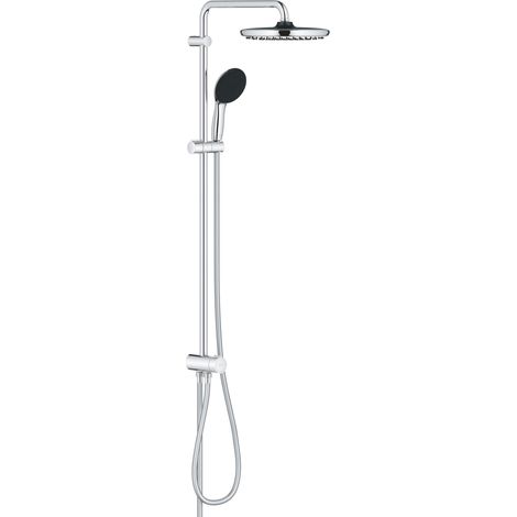Grohe Vitalio Start - Set doccia senza miscelatore, diametro 25 cm, 2 getti, cromo 26989001