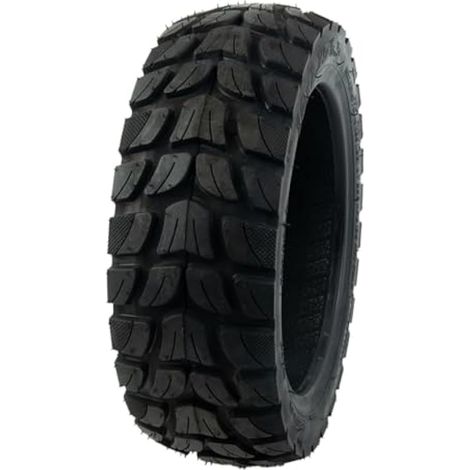 Pneu de scooter électrique 10 x 2.75-6.5 - Pneu tout-terrain sans chambre à air - Roue de rechange en caoutchouc noir - Pour usage privé - 25,4 cm - 70/65-6.5 (1/4)