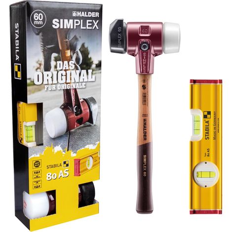 Halder SIMPLEX-Plusbox Galabau Schonhammer D60 STABILA Wasserwaage 3027s024 (1/5)