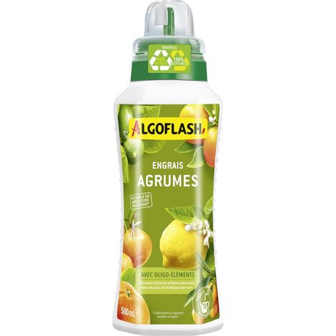Engrais Liquide Agrumes, Citronniers, Orangers, 500 ml (1/4)