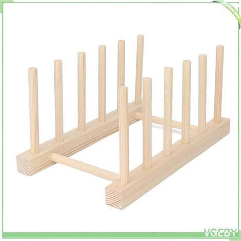 Support d'affichage - FAFEICY - cadre bois 5 grilles - multifonctionnel - robuste - design moderne (1/5)