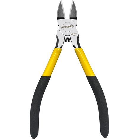 Pince coupante latérale, pince coupante pour fils, longueur 135 mm, pince coupante diagonale, pince coupante pour fils, pince coupante plate, pour modèles, bricolage et électronique. (1/5)