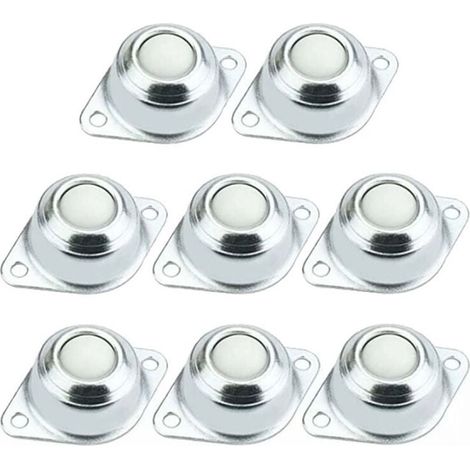 8 Pièces Roulettes à Billes de Transfert, Roulettes de Meubles Universel Boules, Roulettes à Bille pour Dispositif de Transfert, Rotation à 360 Degrés,pour Meubles, mobilier（M5x16mm）
