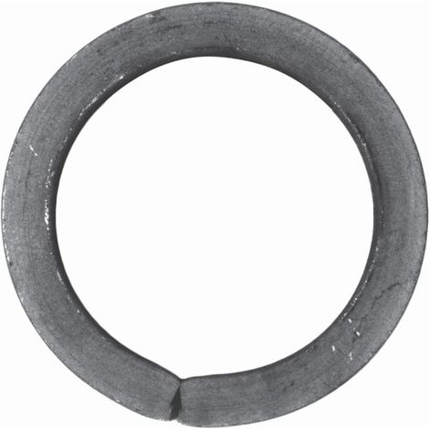 Cercle non soudé - Diamètre 110mm carré de 14mm - Fer forgé - À souder - DECO FER FORGE