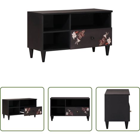 Meuble TV -  Armoires de rangement avec tiroir Multicolore 80 x 33,5 x 46 cm (1/5)