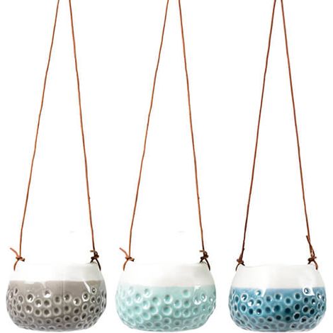 Burgon & Ball Baby Dotty Trio Hanging Baskets Set (1/4)